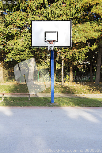 Image of Outdoor basketball court