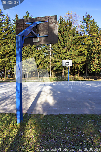 Image of Outdoor basketball court