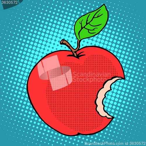 Image of Bitten red Apple