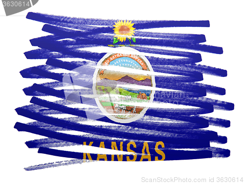 Image of Flag illustration - Kansas