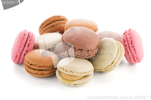 Image of Colorful French Macarons