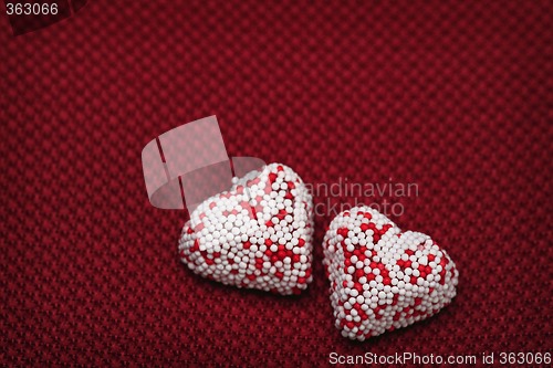 Image of Hearts in love