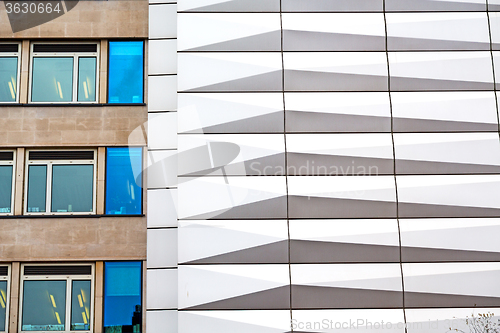 Image of  in  the new   building       financial district and   window