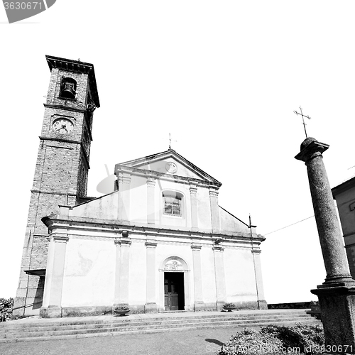 Image of monument old architecture in italy europe milan religion       a