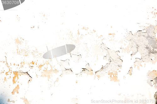 Image of  cracked  step   brick in   wall and the background