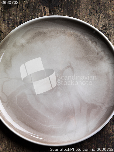 Image of big empty plate