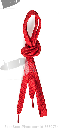 Image of red shoe string