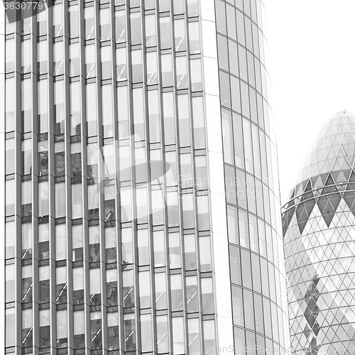 Image of new     building in london skyscraper      financial district an