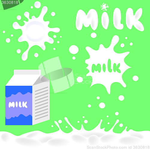 Image of Milk Box and  Blots