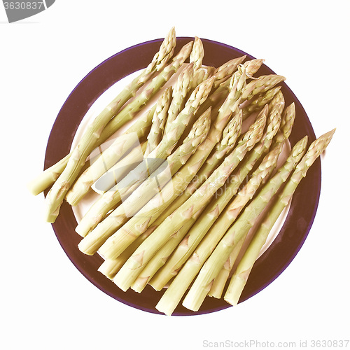 Image of Retro looking Asparagus
