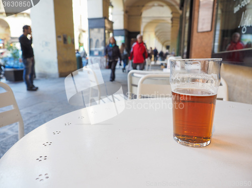 Image of British ale beer pint