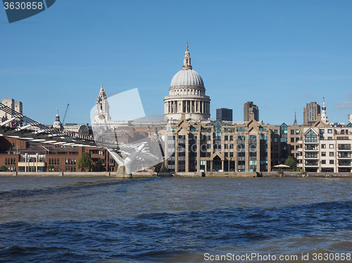 Image of Millennium Bridge in London