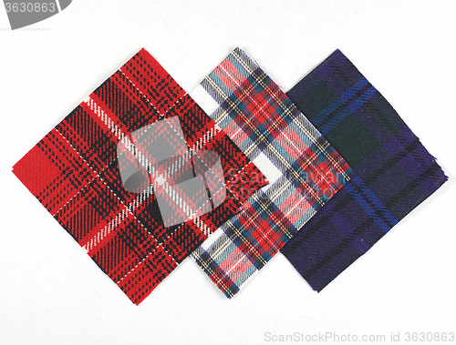 Image of Tartan fabric sample