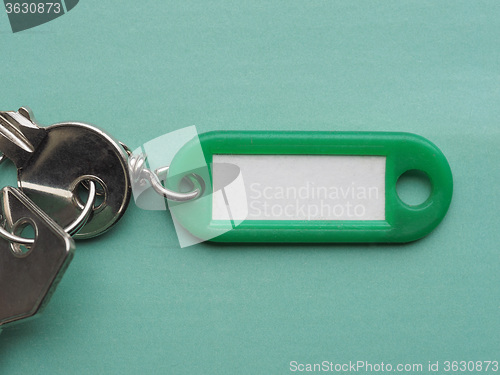 Image of Green keyring