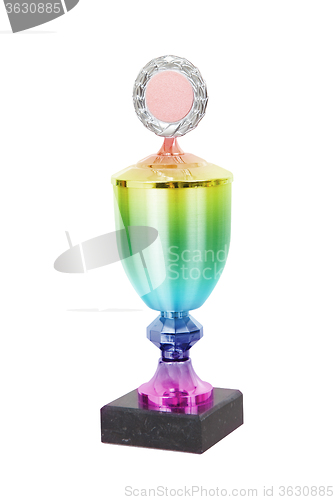 Image of Trophy cup isolated