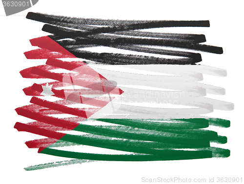 Image of Flag illustration - Jordan