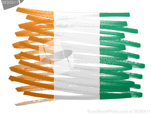 Image of Flag illustration - Ivory Coast