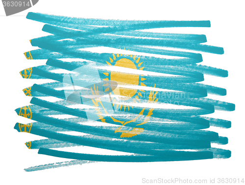 Image of Flag illustration - Kazakhstan