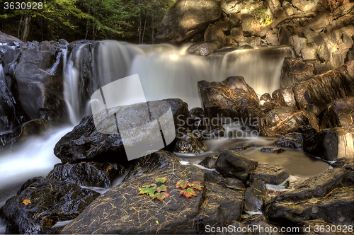 Image of Algonquin Park Muskoka Ontario Waterfall