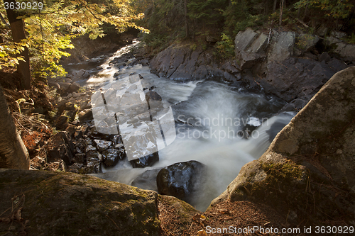 Image of Algonquin Park Muskoka Ontario Waterfall