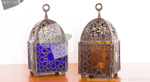 Image of Egyptian lamps - two pieces