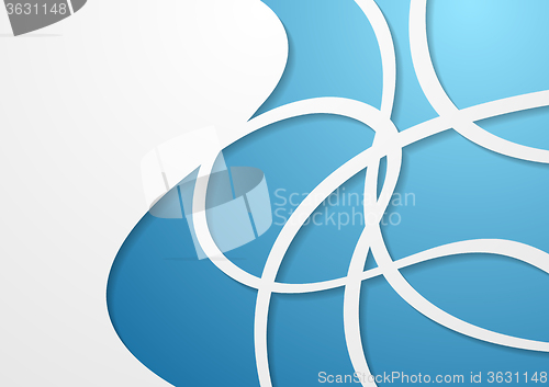 Image of Abstract wavy vector background
