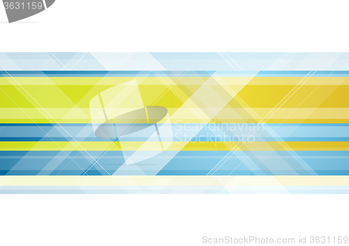 Image of Abstract bright tech vector geometric background