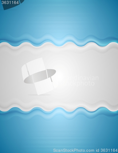 Image of Blue grey abstract wavy background