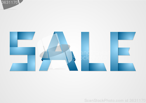 Image of Sale paper corporate sign