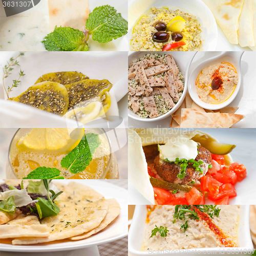 Image of middle east food collage 