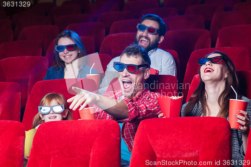 Image of The people\'s emotions in the cinema