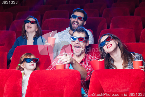 Image of The people\'s emotions in the cinema