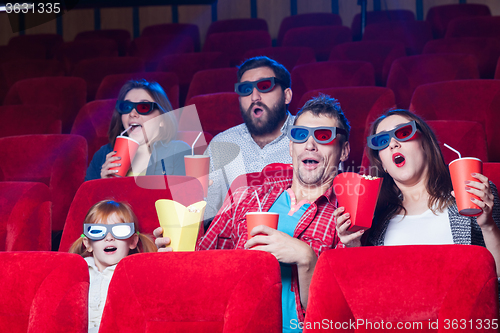 Image of The people\'s emotions in the cinema