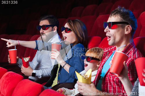 Image of The people\'s emotions in the cinema