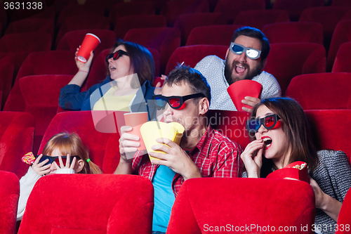 Image of The people\'s emotions in the cinema