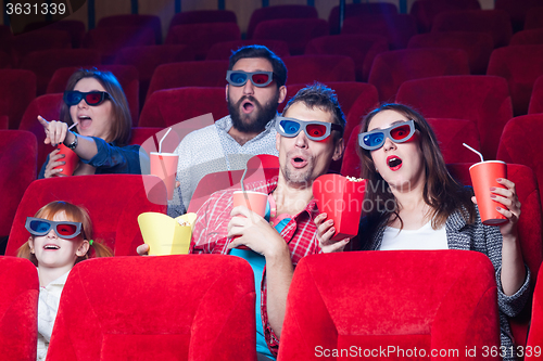 Image of The people\'s emotions in the cinema