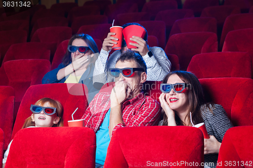 Image of The people\'s emotions in the cinema