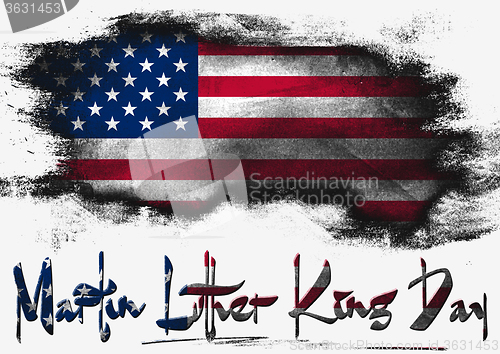 Image of Flag of United States, USA Martin Luther King Day