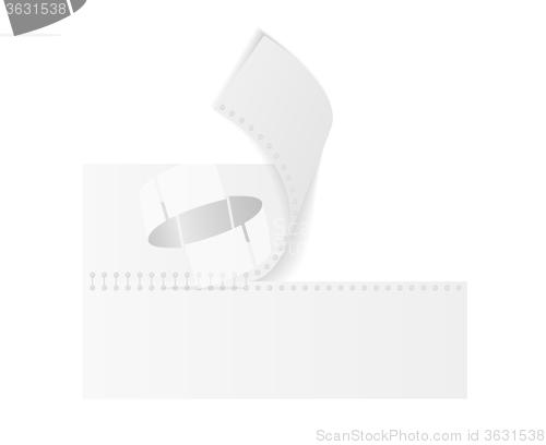 Image of white blank paper