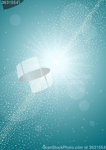 Image of shining star lights background