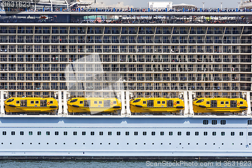 Image of Cabins on a cruise ship