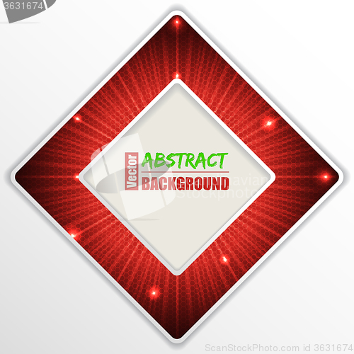 Image of Abstract red  background design with text