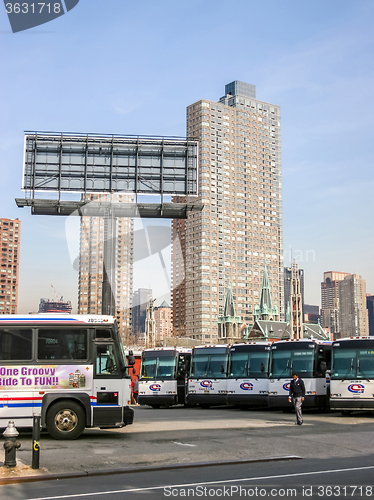 Image of Bus garage in New York City