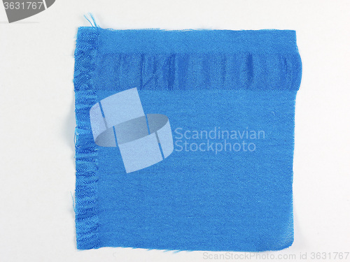 Image of Blue fabric sample