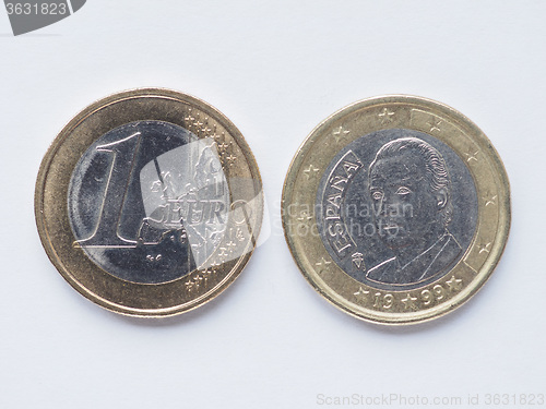 Image of Spanish 1 Euro coin