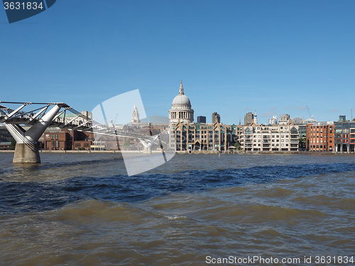 Image of Millennium Bridge in London