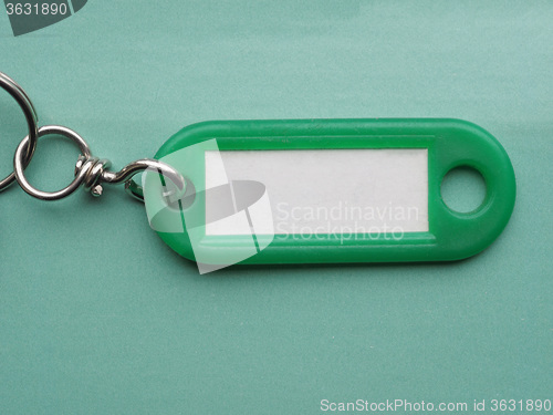 Image of Green keyring