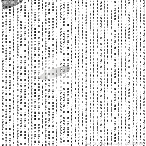 Image of Algorithm Binary, Data Code, Decryption and Encoding