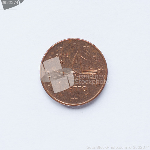 Image of Greek 1 cent coin