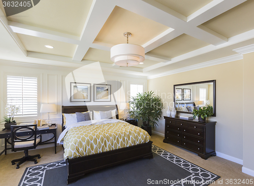 Image of Interior of A Beautiful Master Bedroom